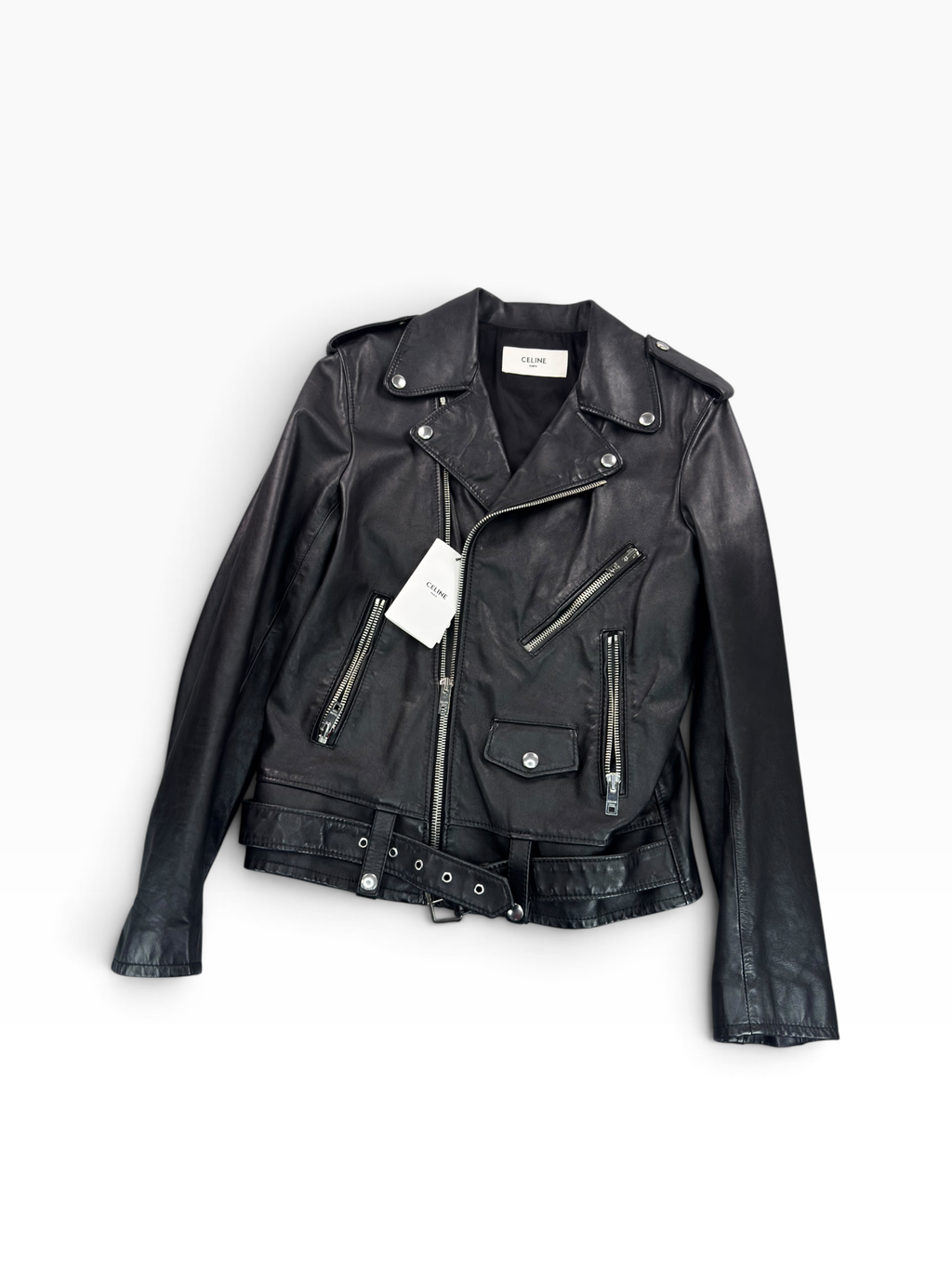 Celine Christian Marclay Leather Jacket
