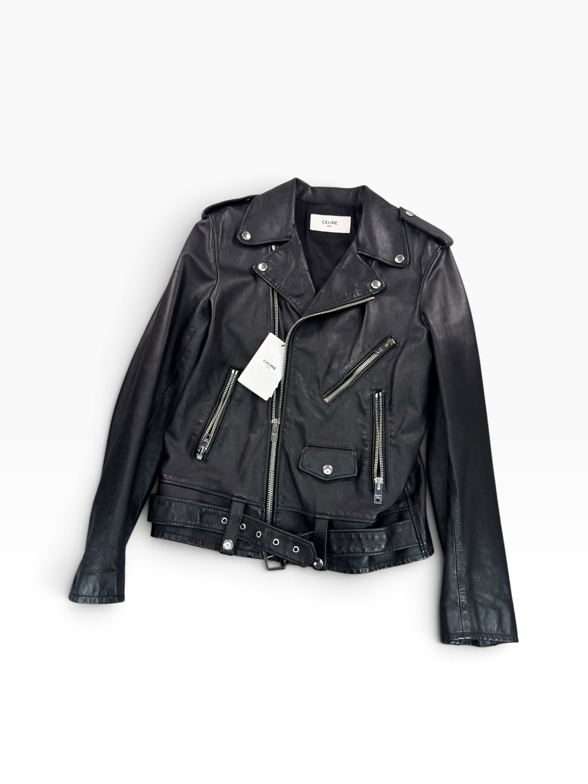 Celine Christian Marclay Leather Jacket
