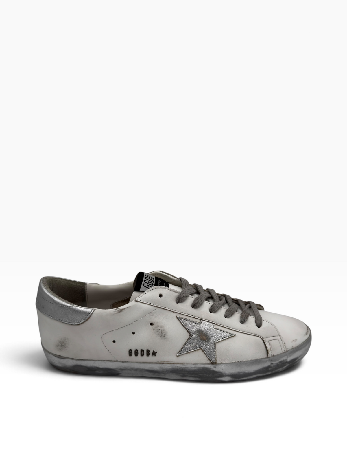 Golden Goose Super Star White Silver