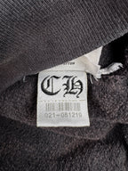 Chrome Hearts Vertical Logo Zip Up Hoodie