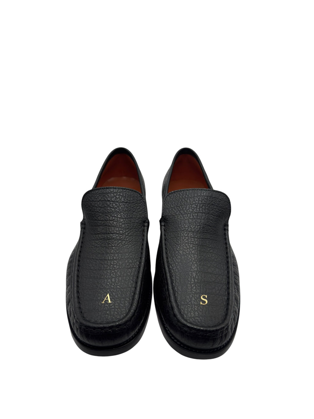 Acne Studios Grainy Leather Initial Loafer (44)