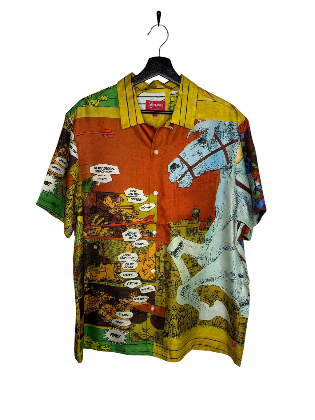 Supreme Justice League Silk Button Up (L)