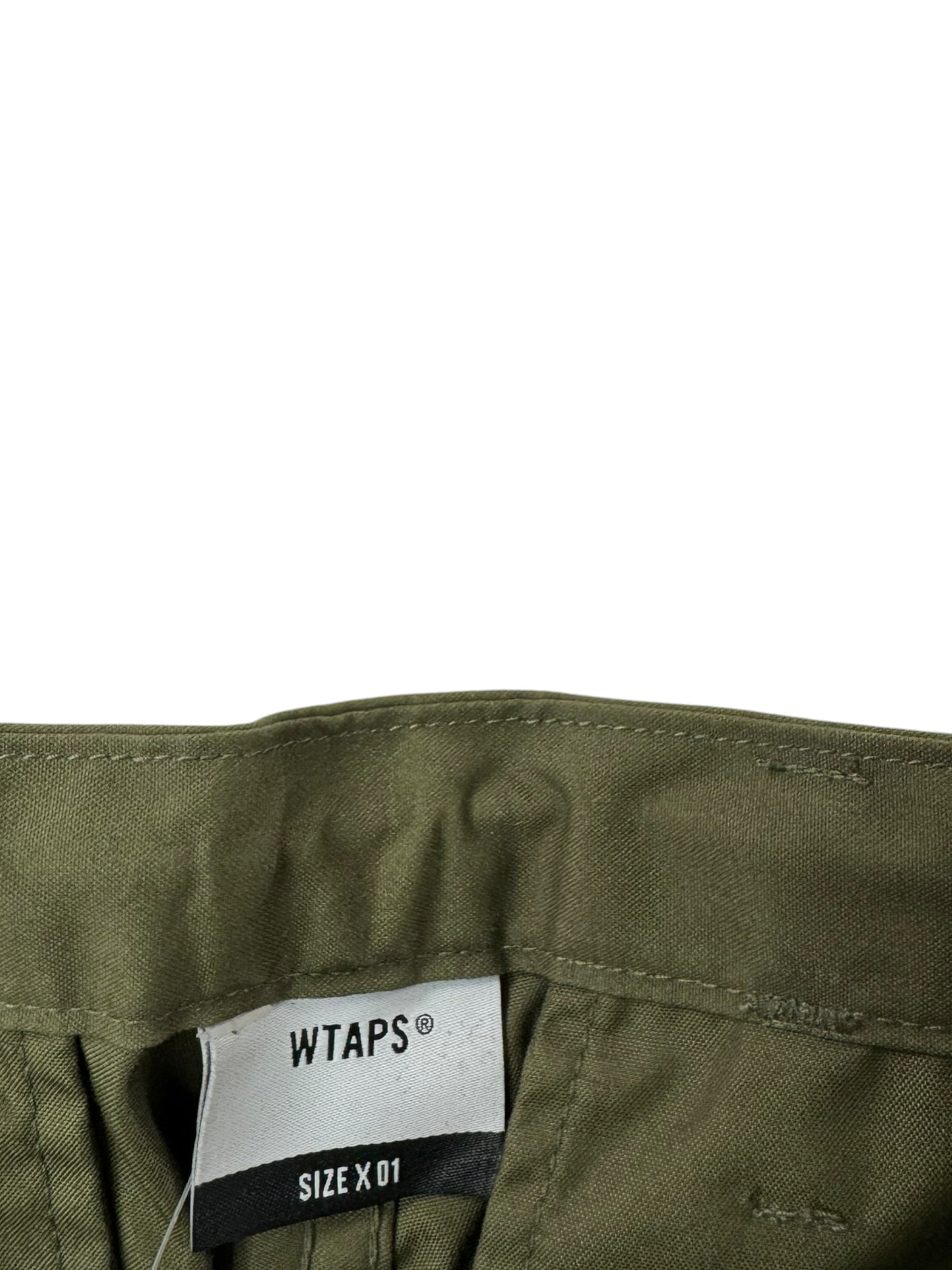 WTAPS Olive Cargo Shorts (1)
