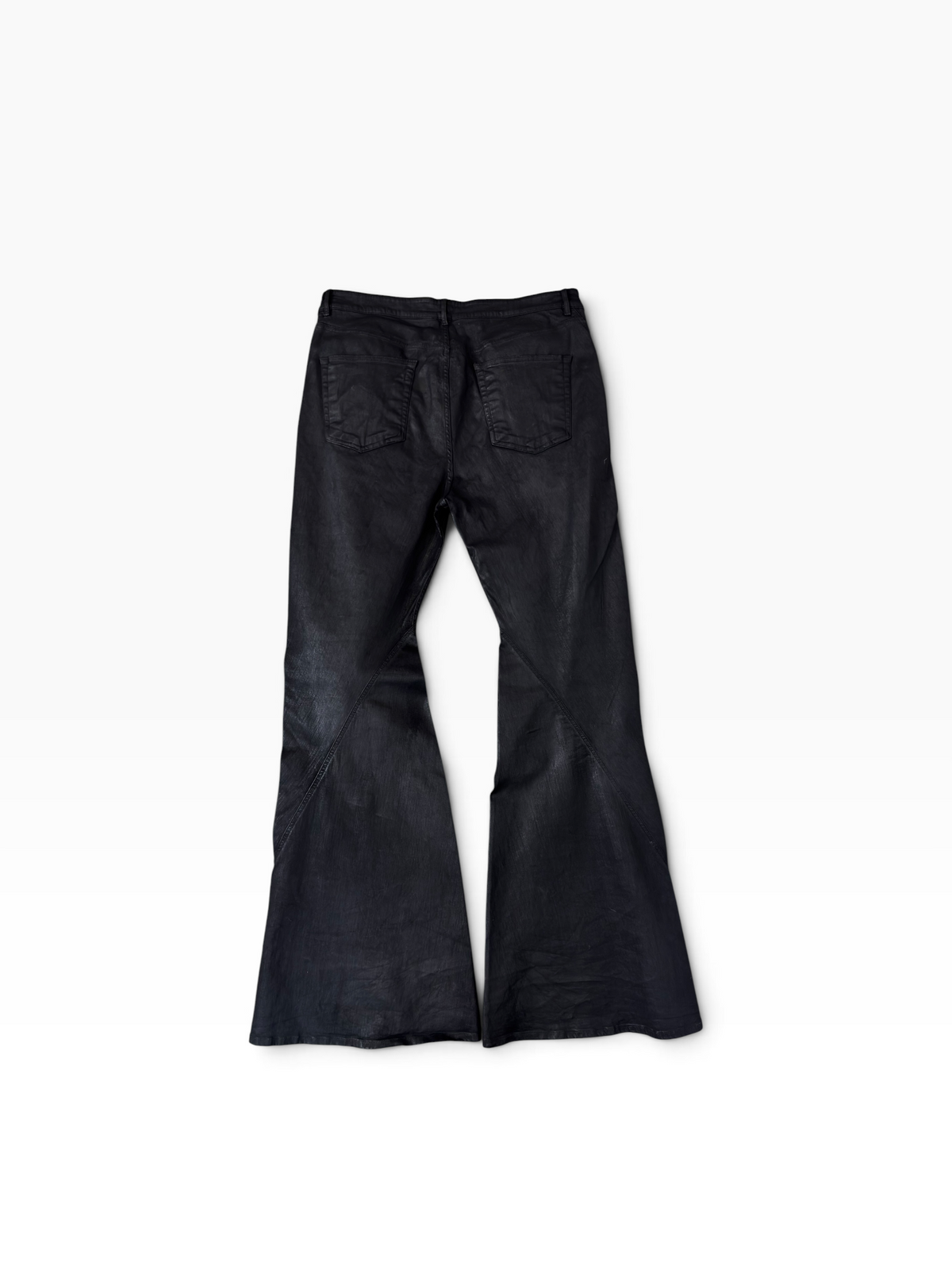 Drkshdw Black Wax Bias Bootcut