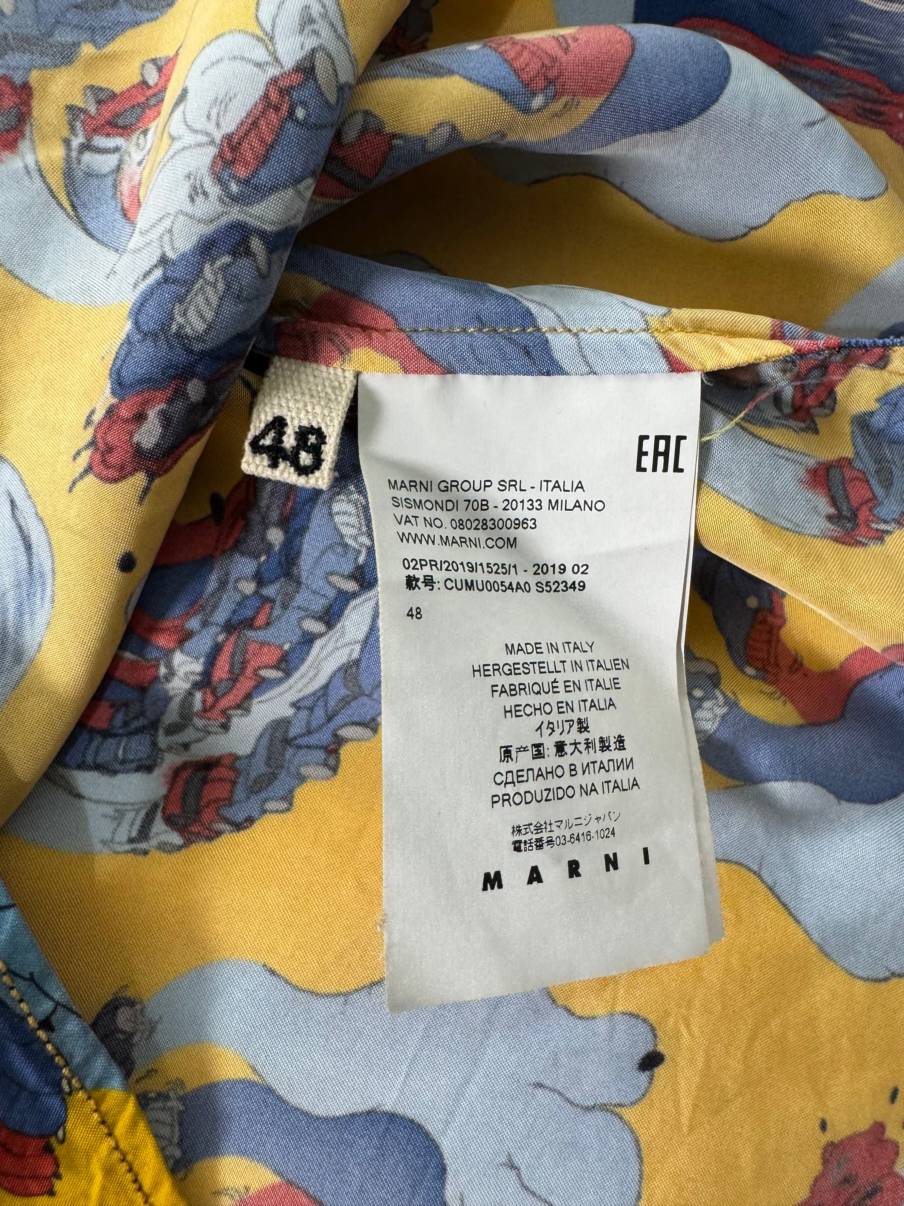 Marni Acid Cars Wrinkled Shirt (48)