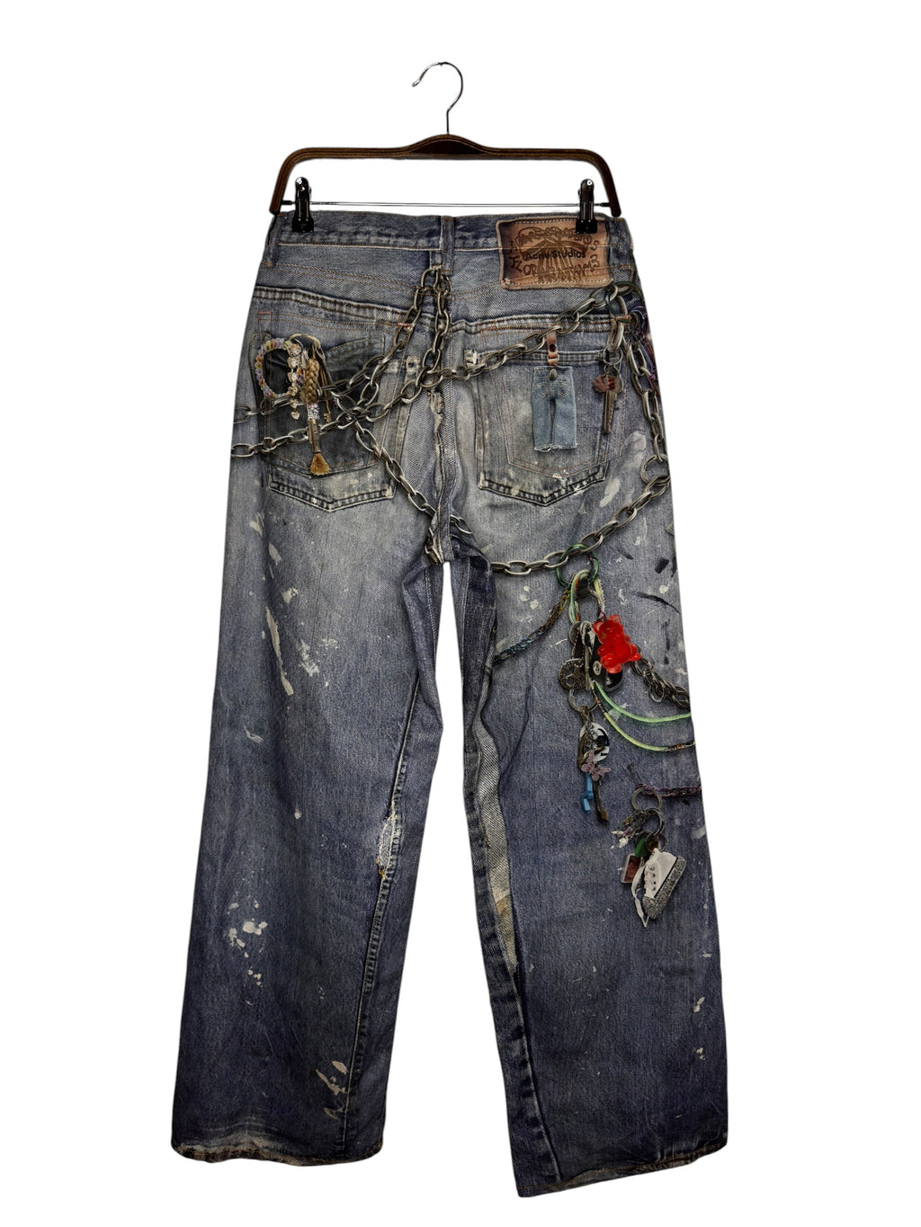 Acne Studios 1981 Chain Trompe L’oeil Jeans (44)