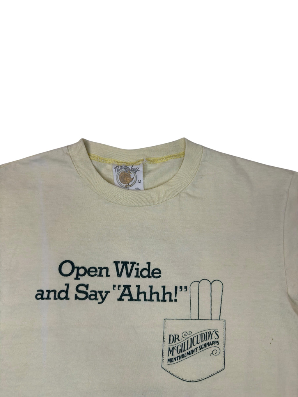 Vintage 80s Dr. McGillicuddys Shchnapps Tee (M)