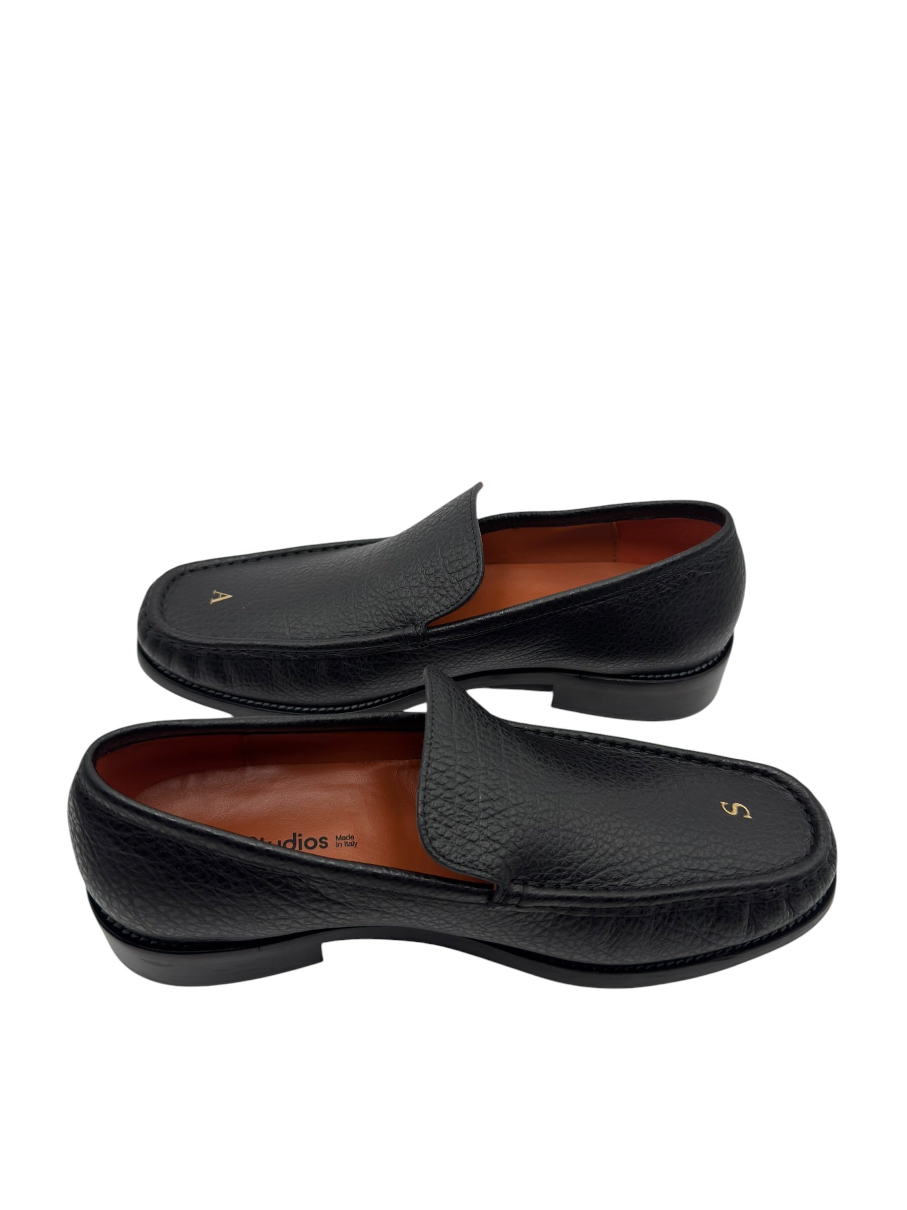 Acne Studios Grainy Leather Initial Loafer (44)