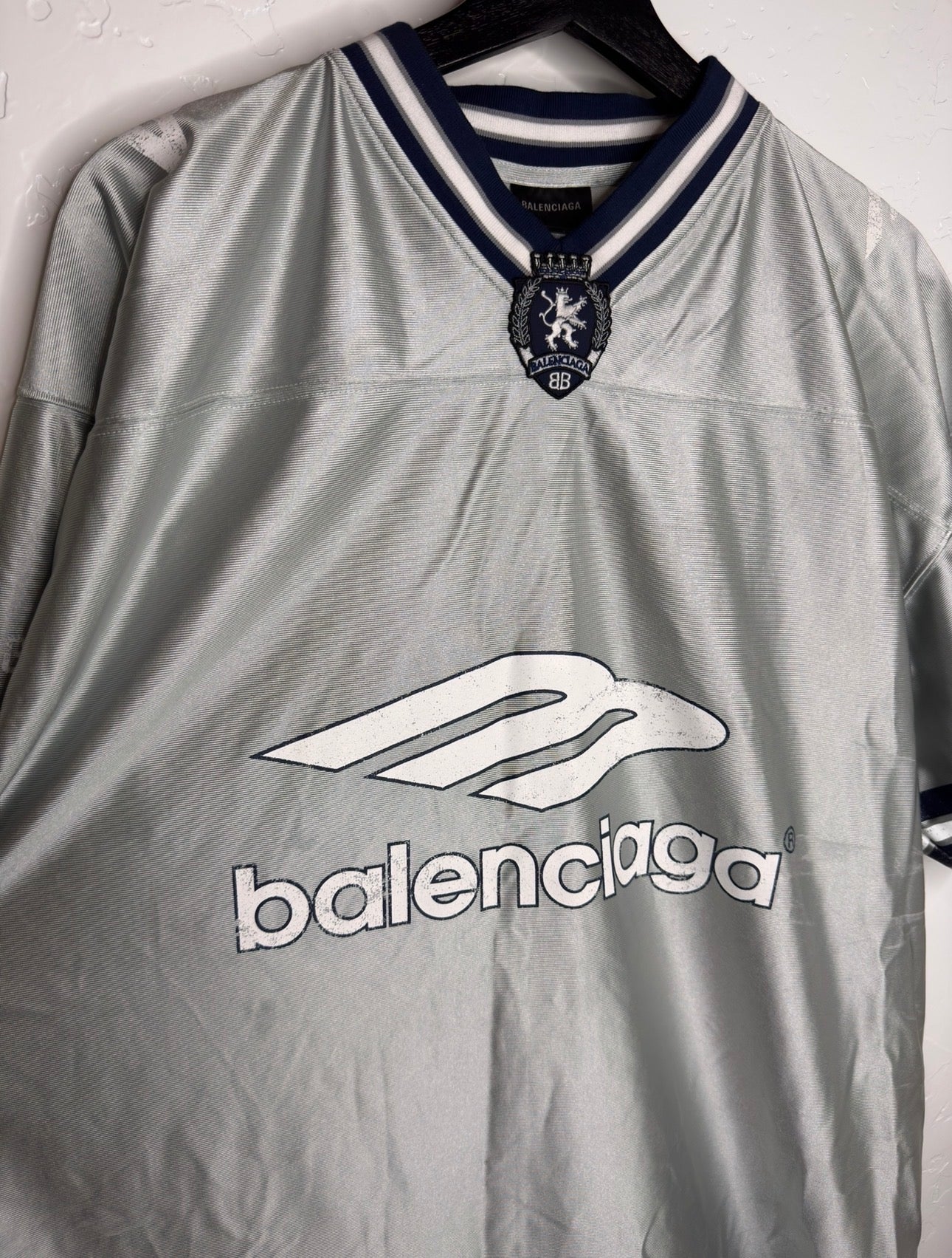Balenciaga Shiny 3B Football Jersey (M)