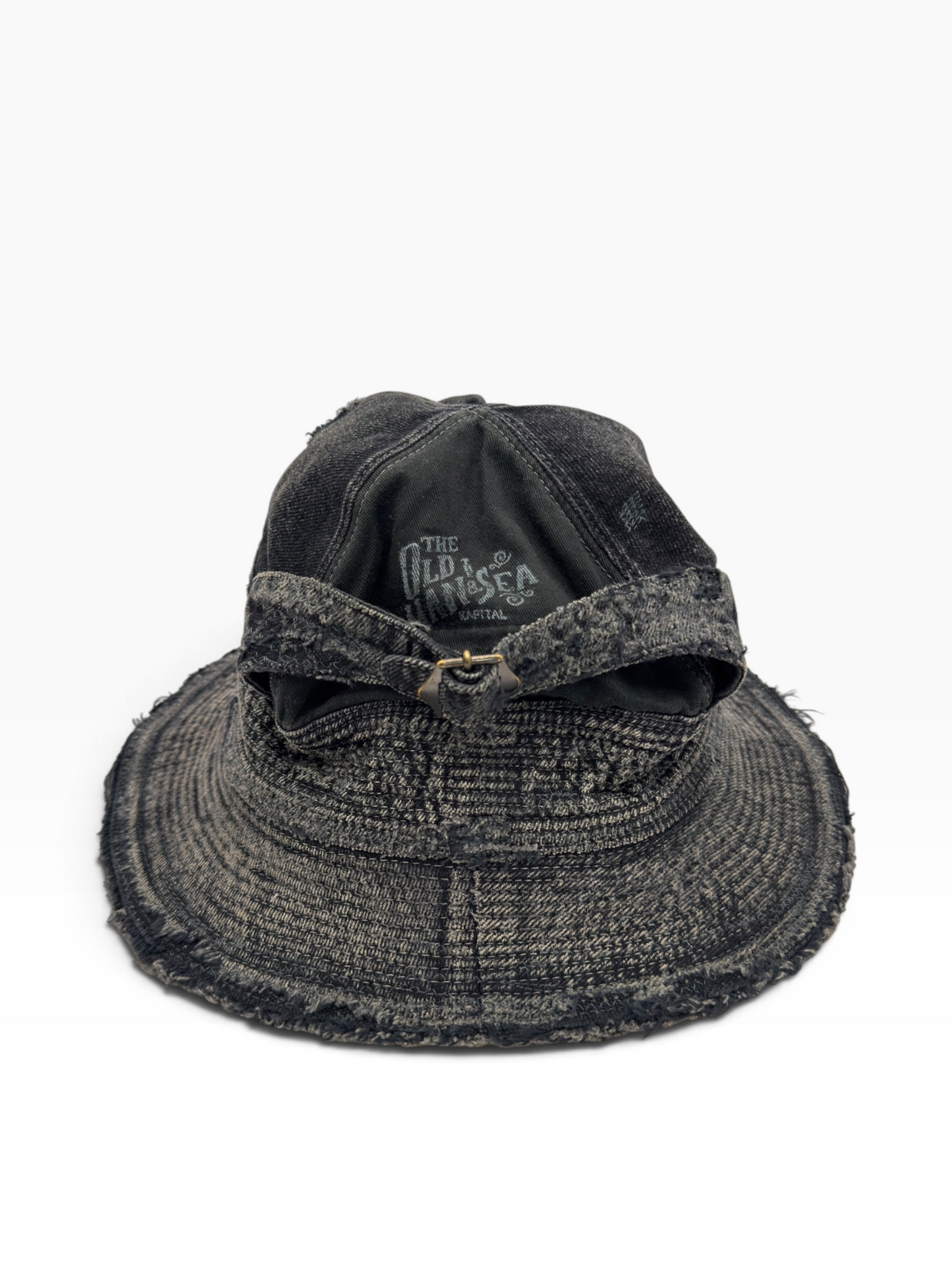 Kapital Black Denim Bucket Hat