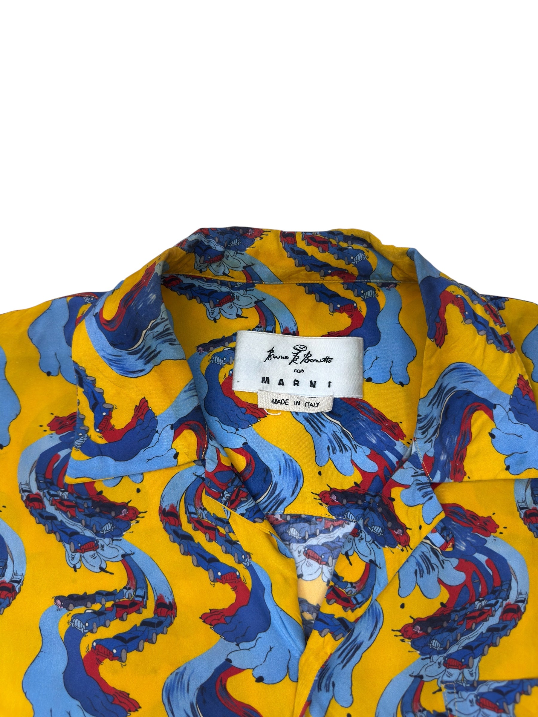 Marni Acid Cars Wrinkled Shirt (48)