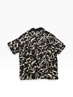 Kapital Silk Okura Collar Shirt Black