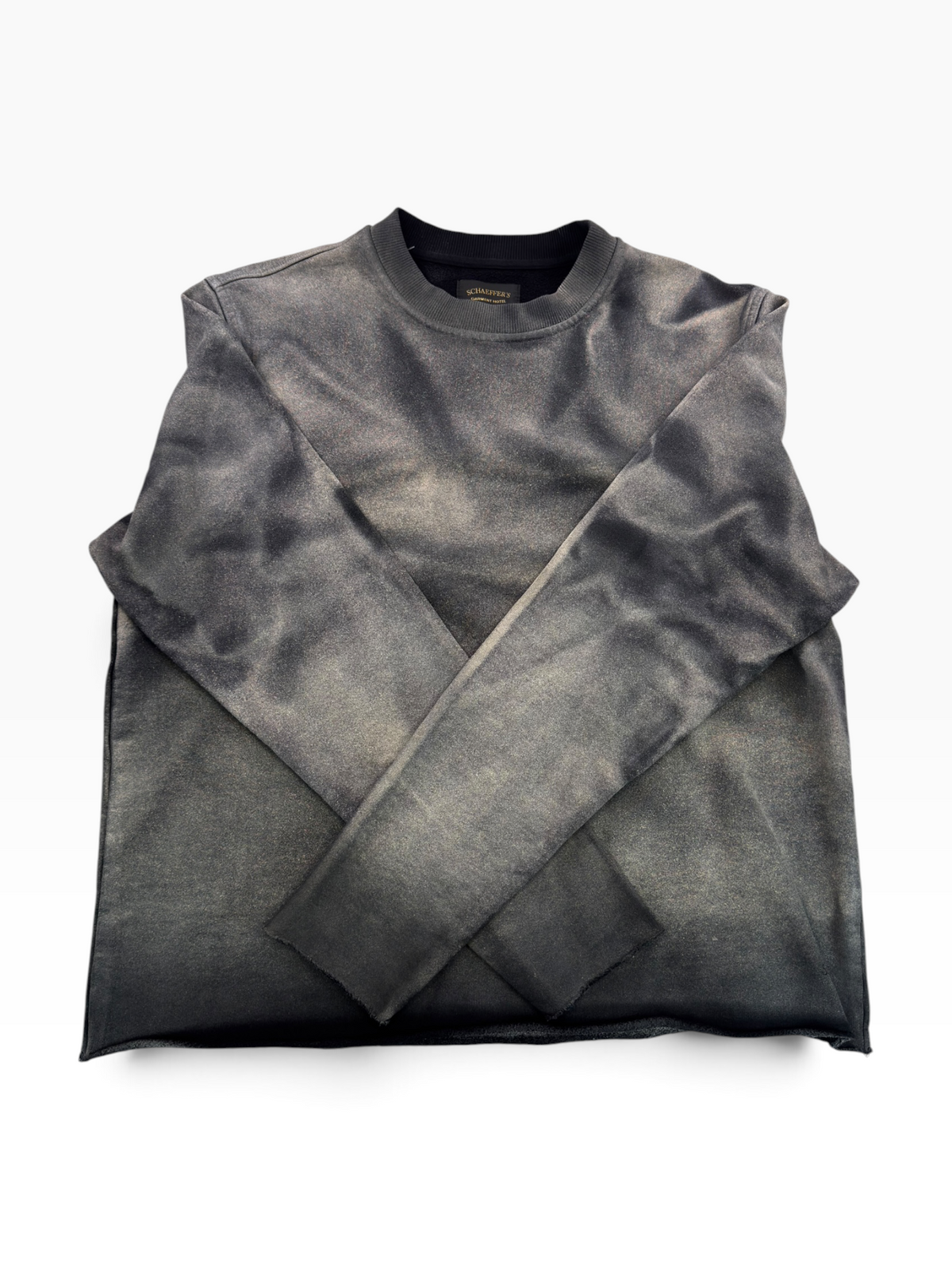Schaeffer’s Garment Hotel Raw Edge Terry Crewneck