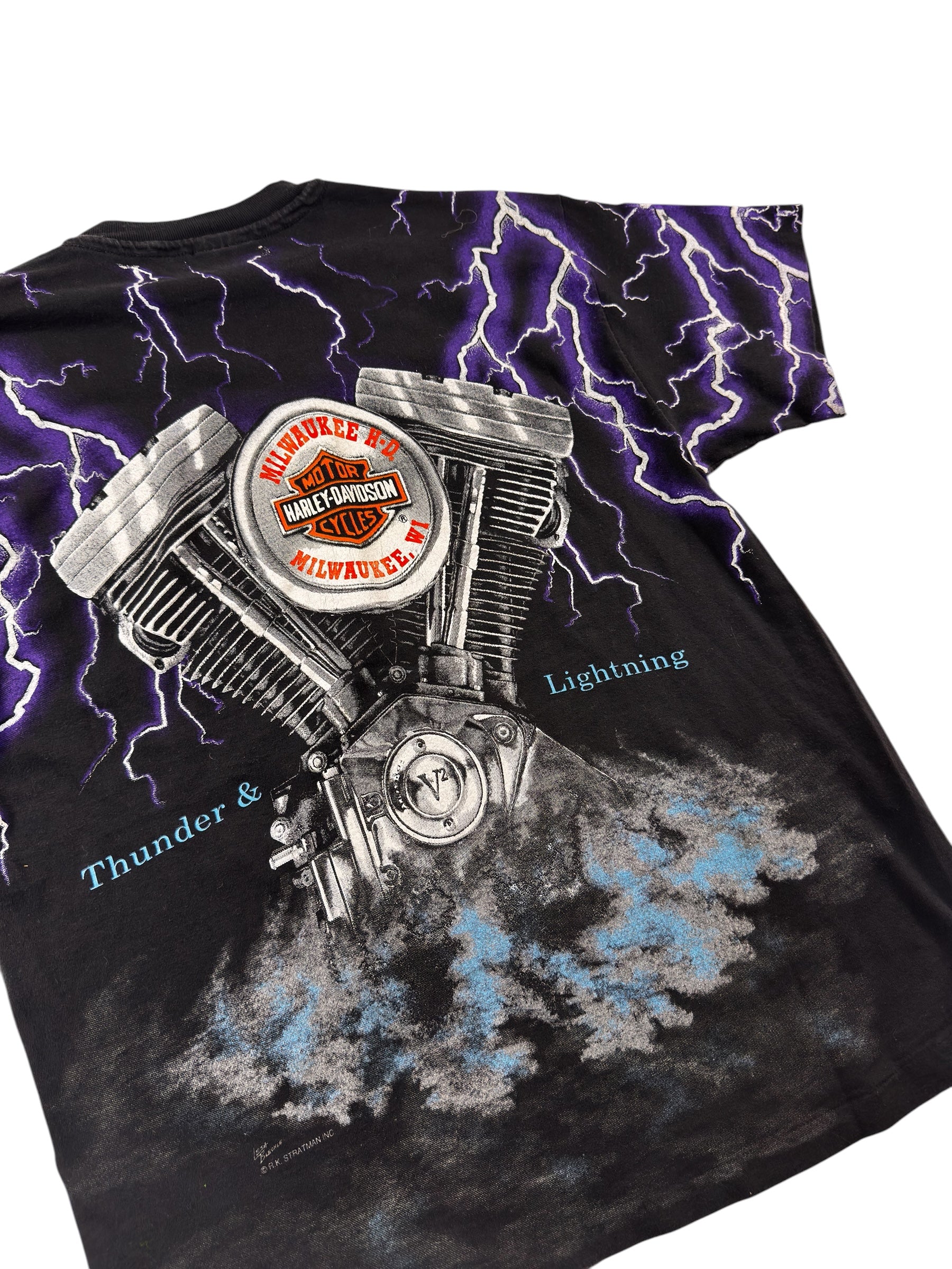 Vintage 90’s Harley Lightning Tee (L)