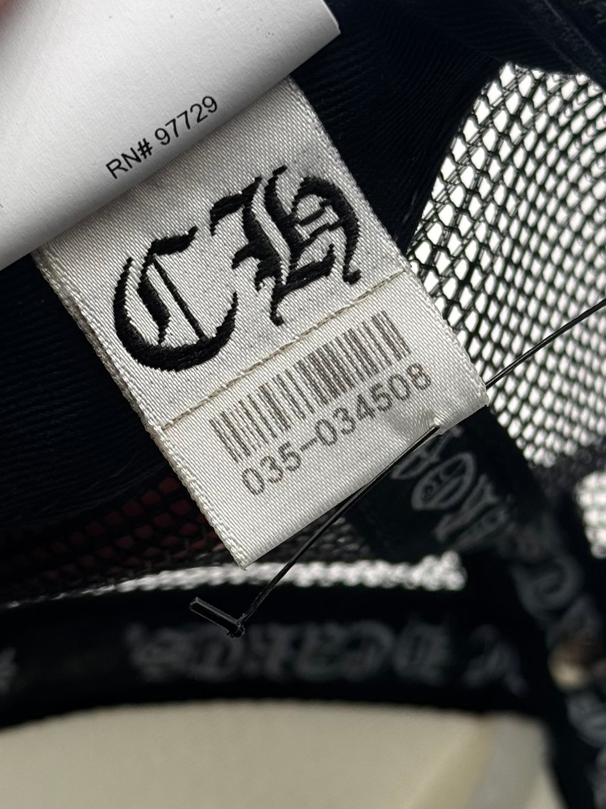 Chrome Hearts Blk/Wht Trucker Hat