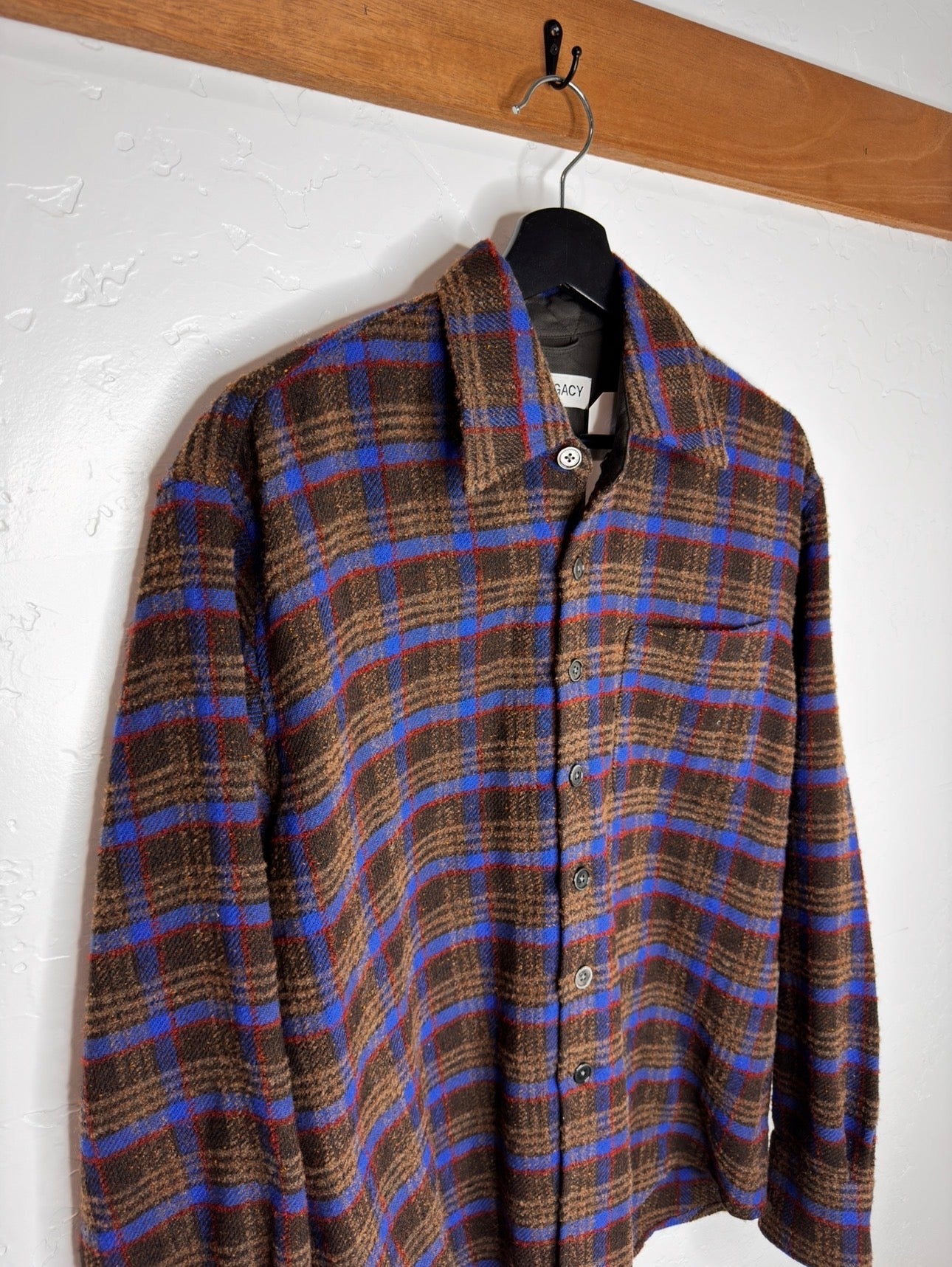 Our Legacy Above Shirt Blue/Brown (44)