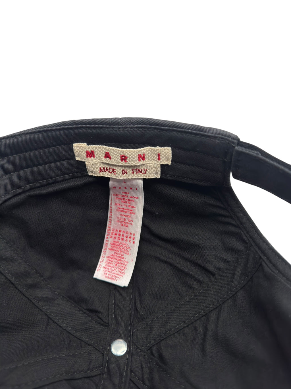 Marni Graffiti Logo Hat