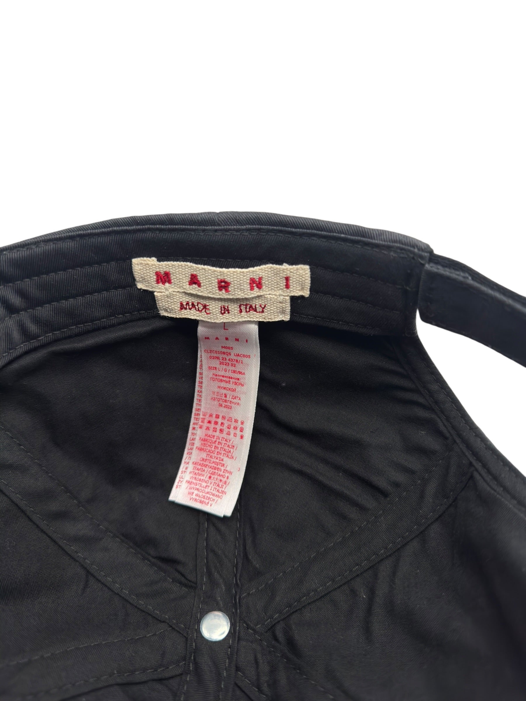 Marni Graffiti Logo Hat