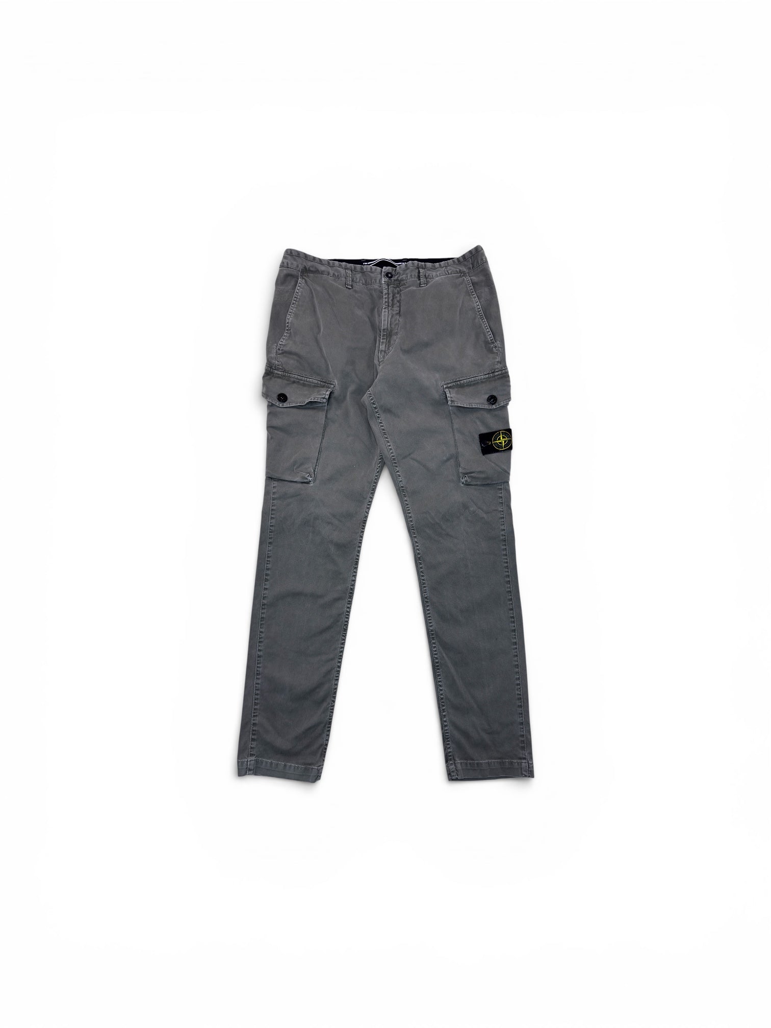Stone Island Olive Cargo Pants (36)