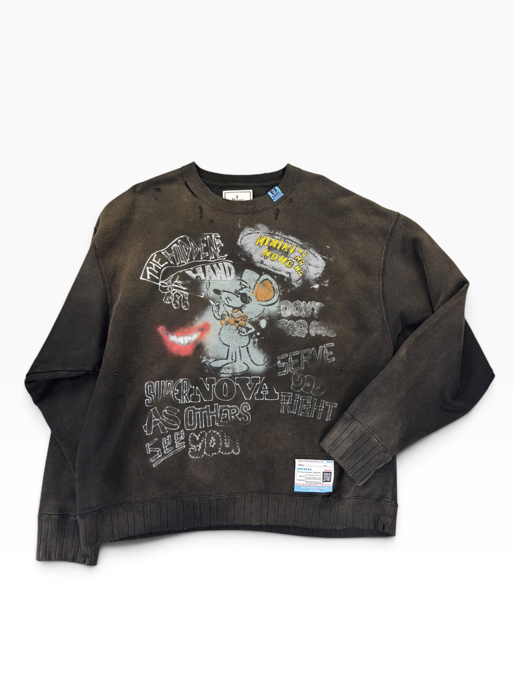 Maison Mihara Distressed Pullover