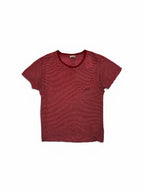 Saint Laurent Striped Slub Tee (M)
