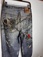 Acne Studios 1981 Chain Trompe L’oeil Jeans (44)