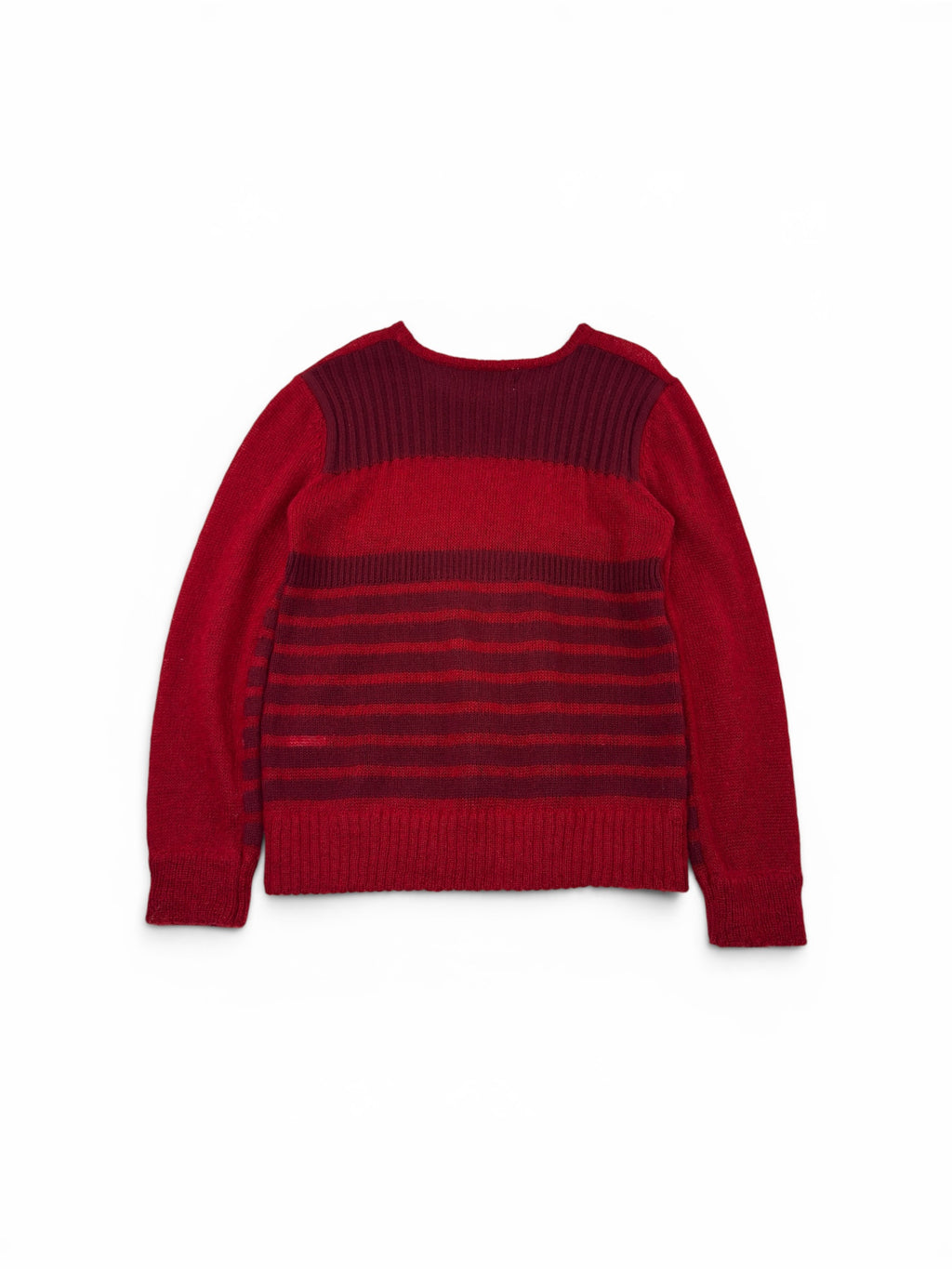 Robert Geller NY Red Knit Sweater (M)