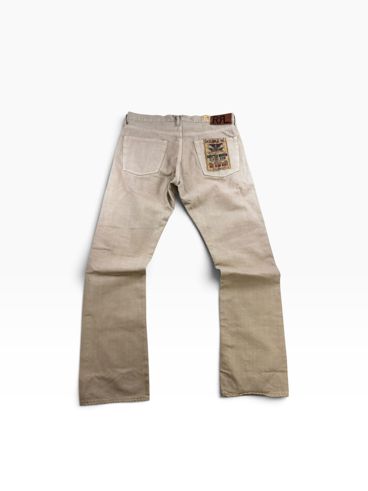 RRL Shuttle Woven Bootcut Slvdg Jean