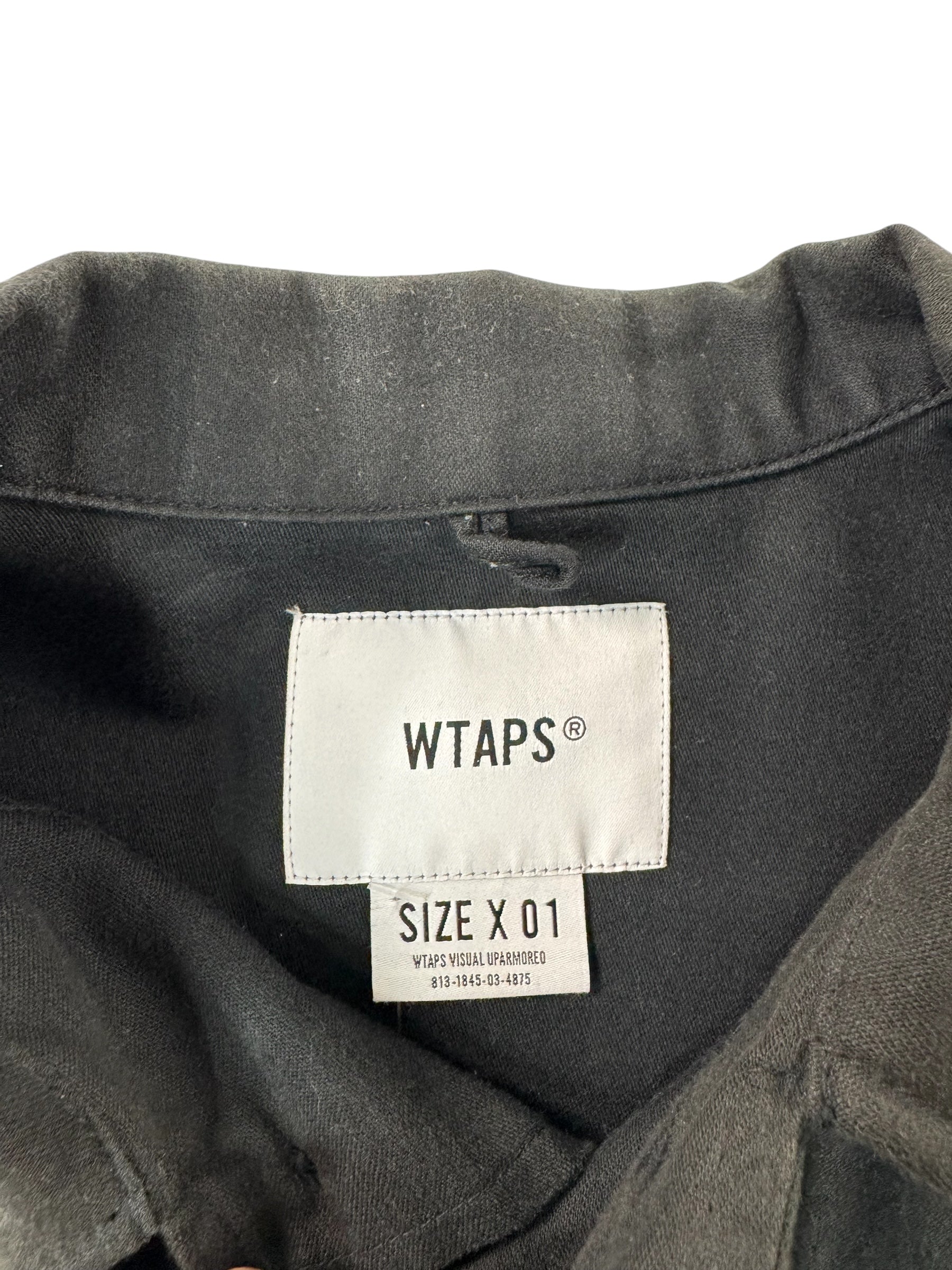 WTAPS Black Fatigue Utility Jacket (1)