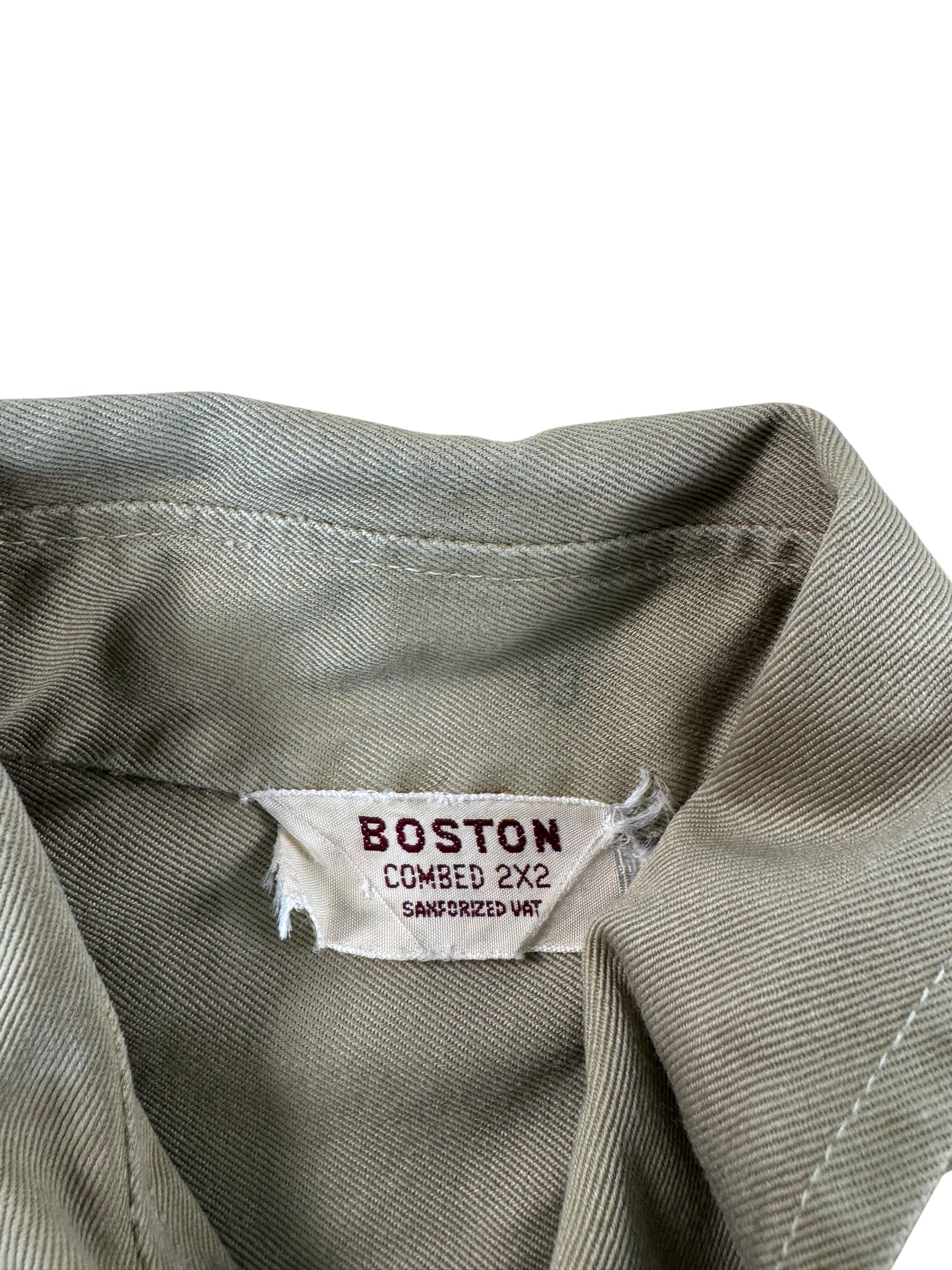 Vintage Boston Khaki LS (M)