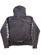 Chrome Hearts Vertical Logo Zip Up Hoodie