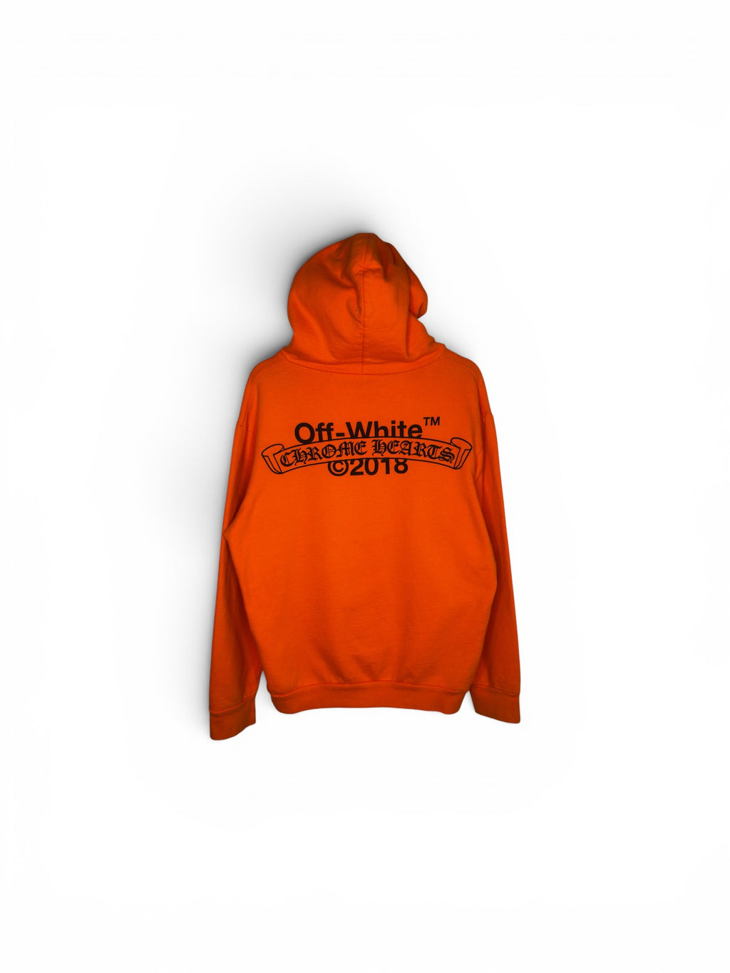 Chrome Hearts Off White Scroll Hoodie (XL)