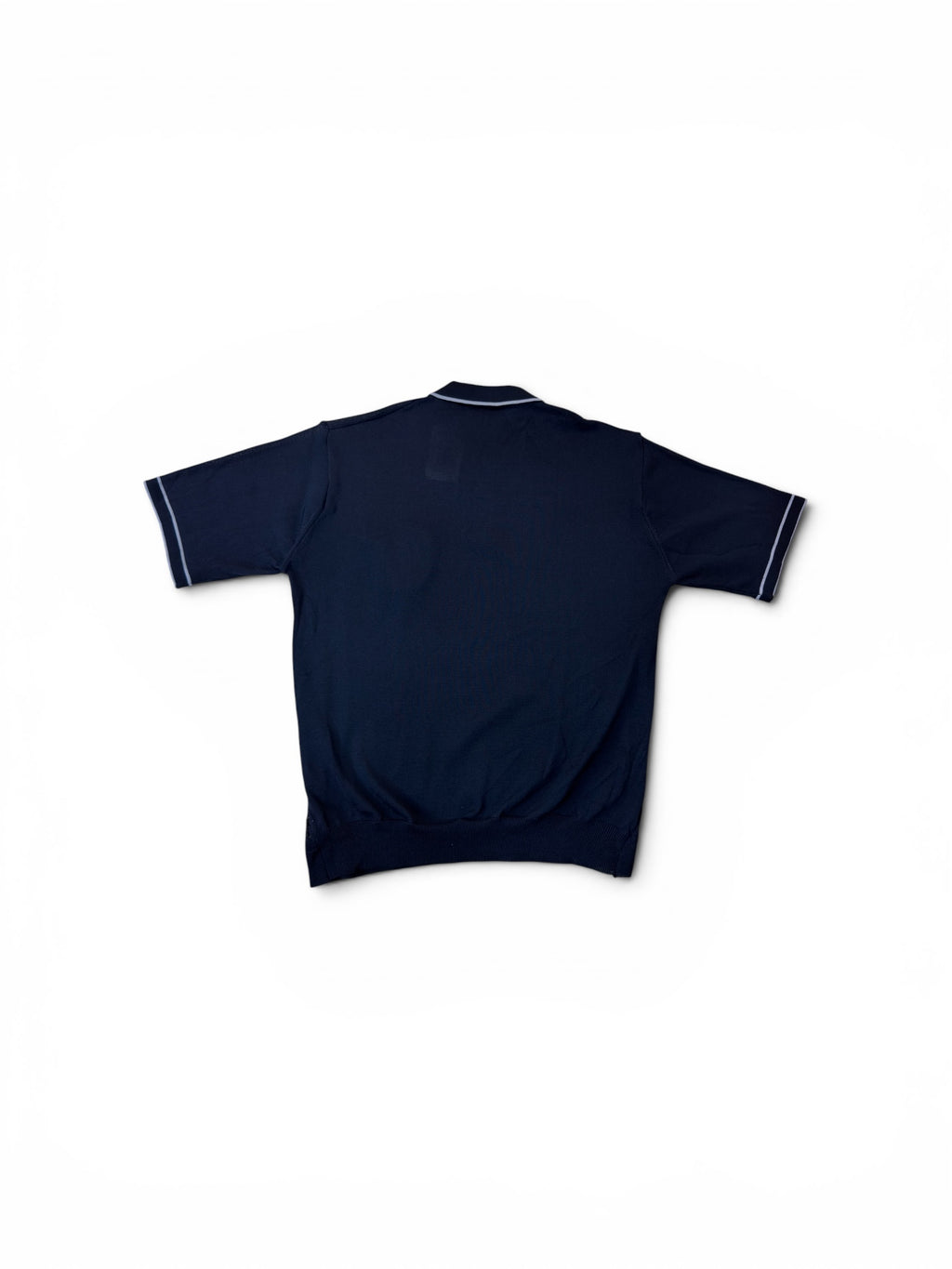 Vintage 60s Da Vinci Black Poly Polo (XL)