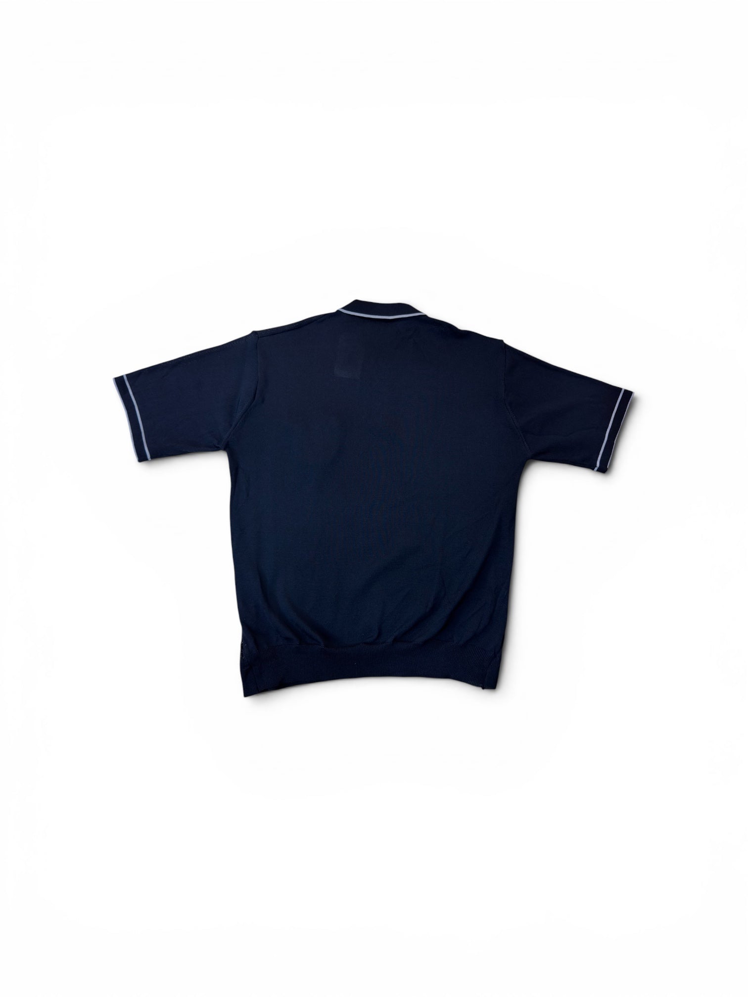 Vintage 60s Da Vinci Black Poly Polo (XL)