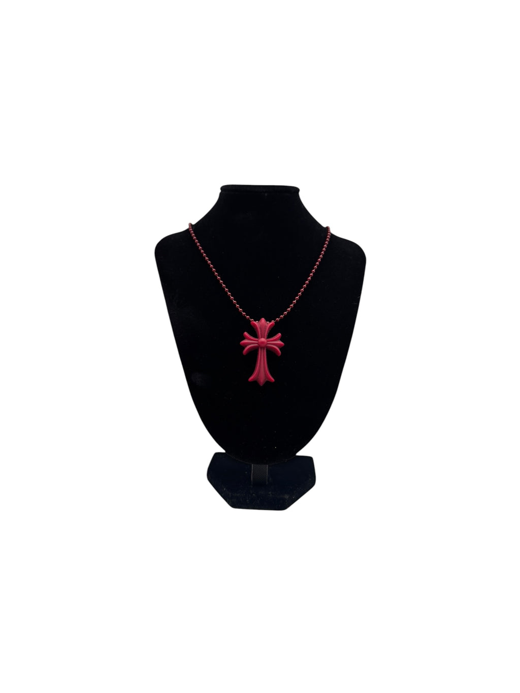 Chrome Hearts 20th Anniversary Silicone Cross Necklace