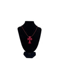 Chrome Hearts 20th Anniversary Silicone Cross Necklace