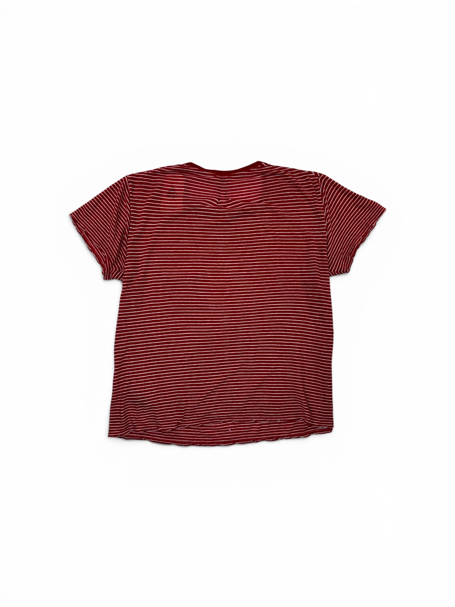 Saint Laurent Striped Slub Tee (M)