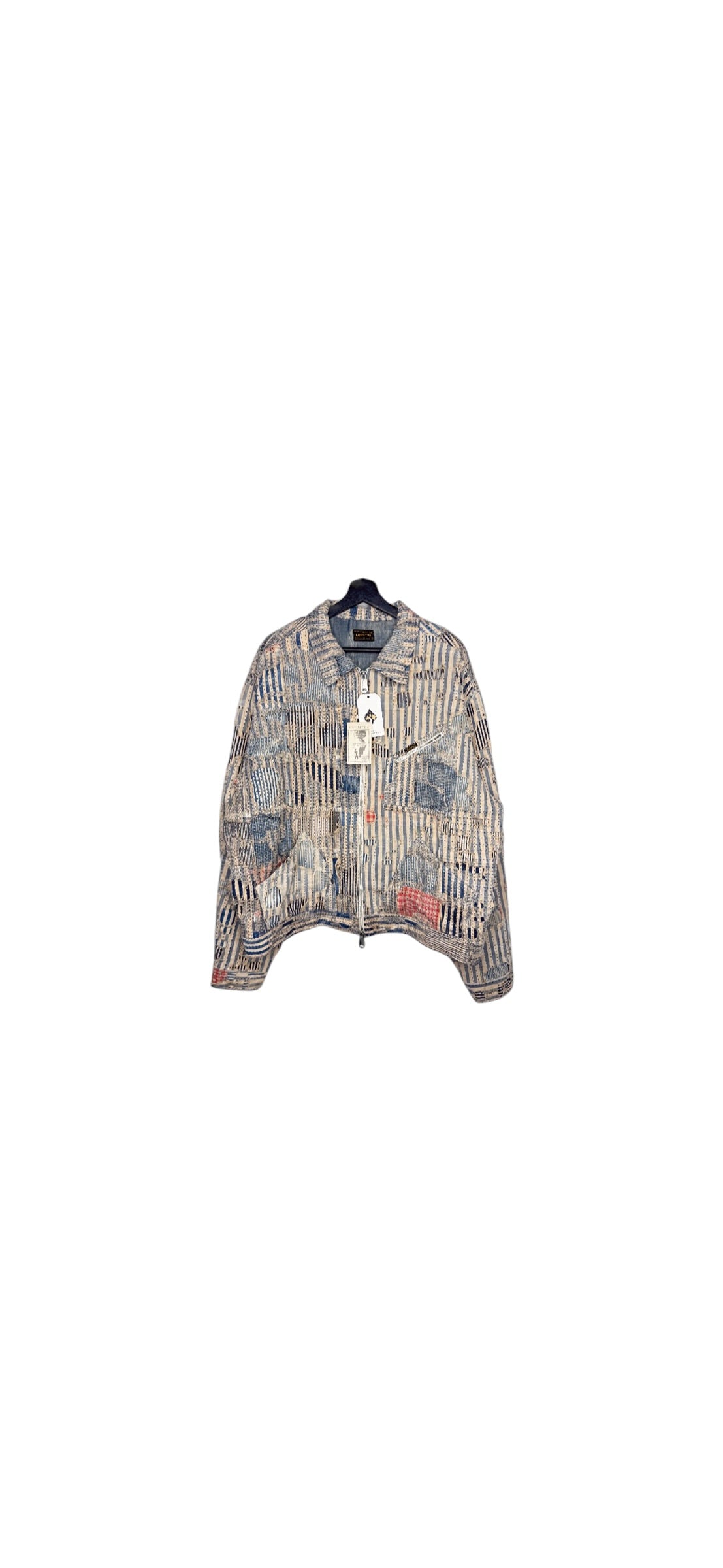 Kapital Bloudson Hickory Boro Zip Up (4)