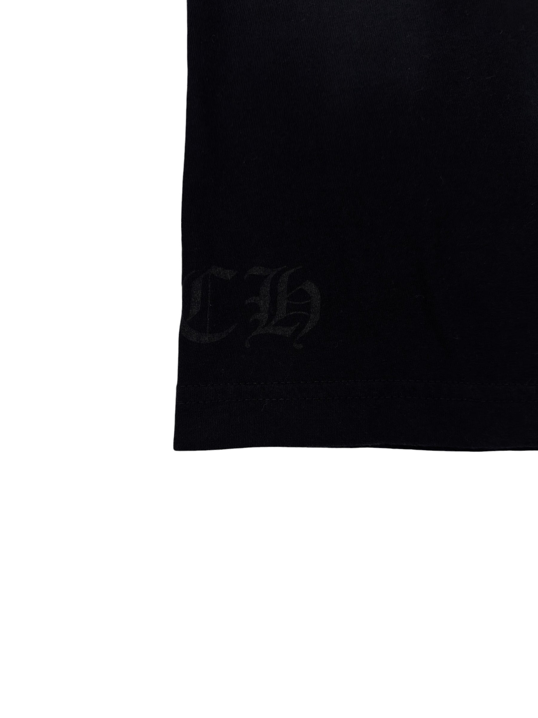 Chrome Hearts Black Neck Logo Tee (M)