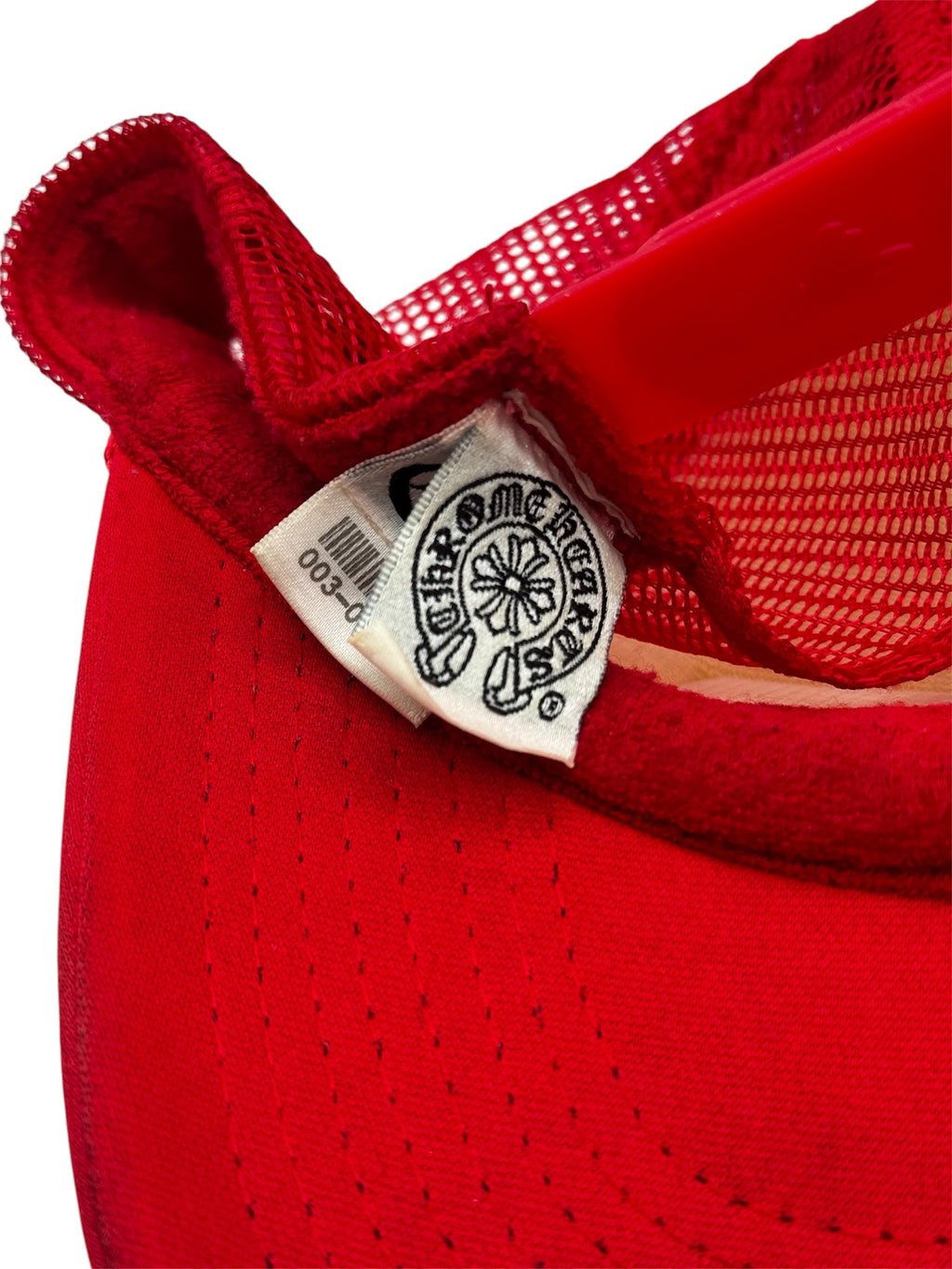 Chrome Hearts 90s Red Fuck Trucker Hat