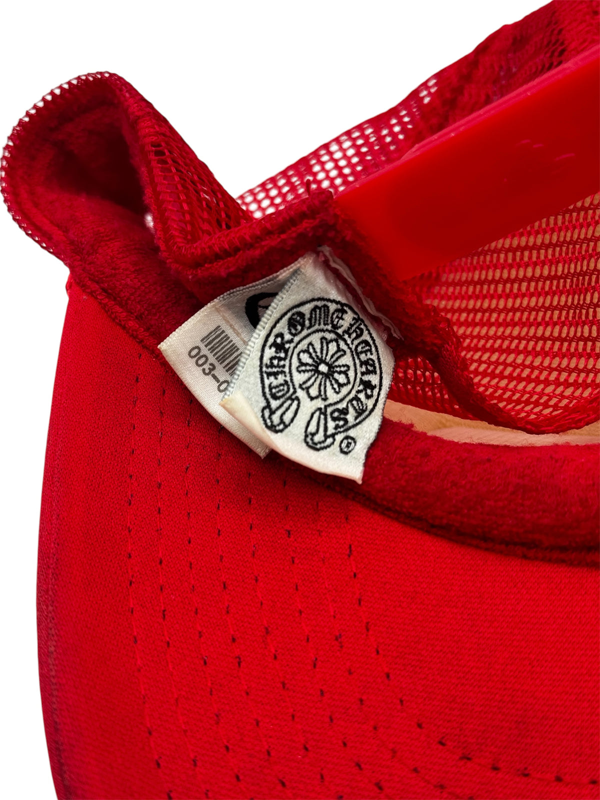 Chrome Hearts 90s Red Fuck Trucker Hat