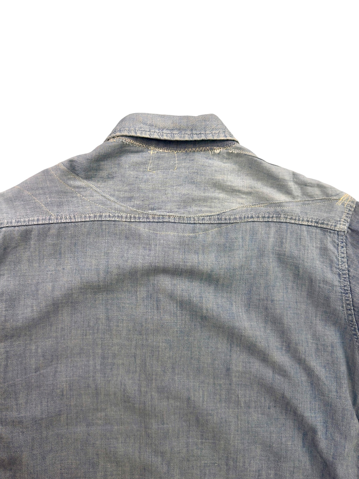 50s Repaired Chambray Shirt