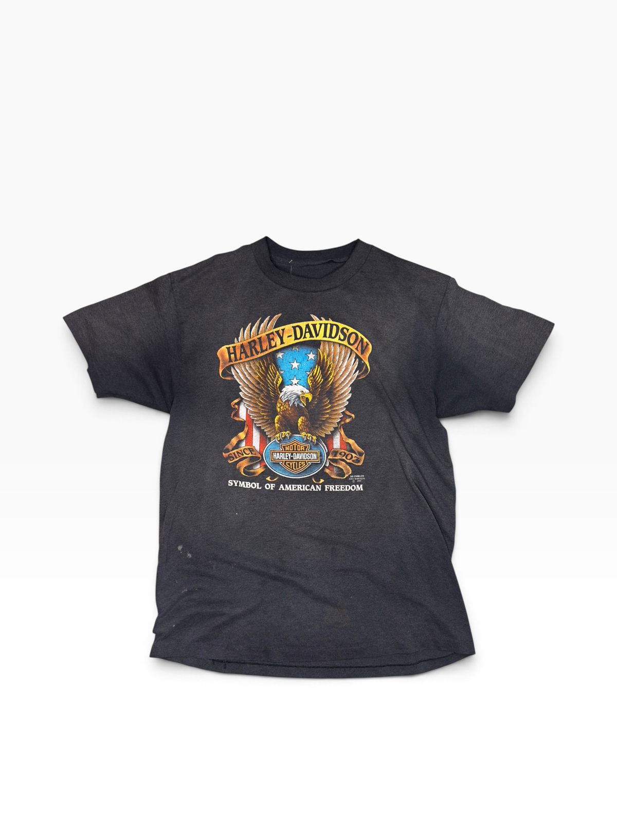 90s 3D Harley Symbol of American Freedom Tee