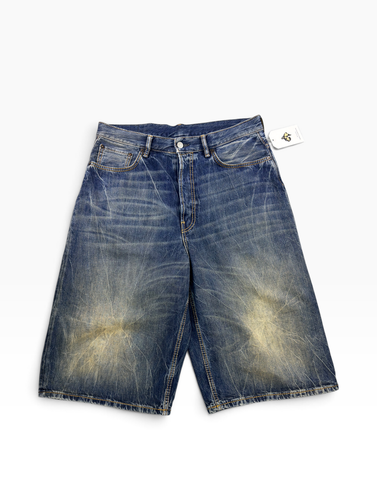 Acne Studios Washed Denim Shorts