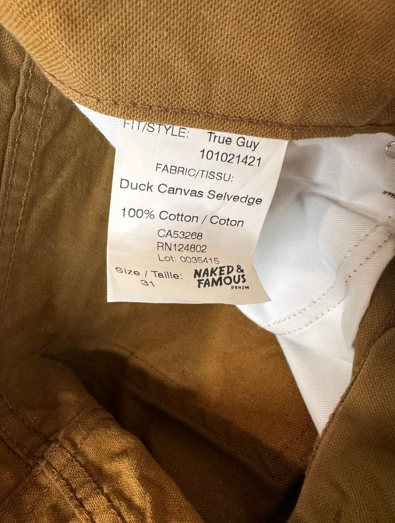 Naked and Famous Selvedge Khaki Denim (31)