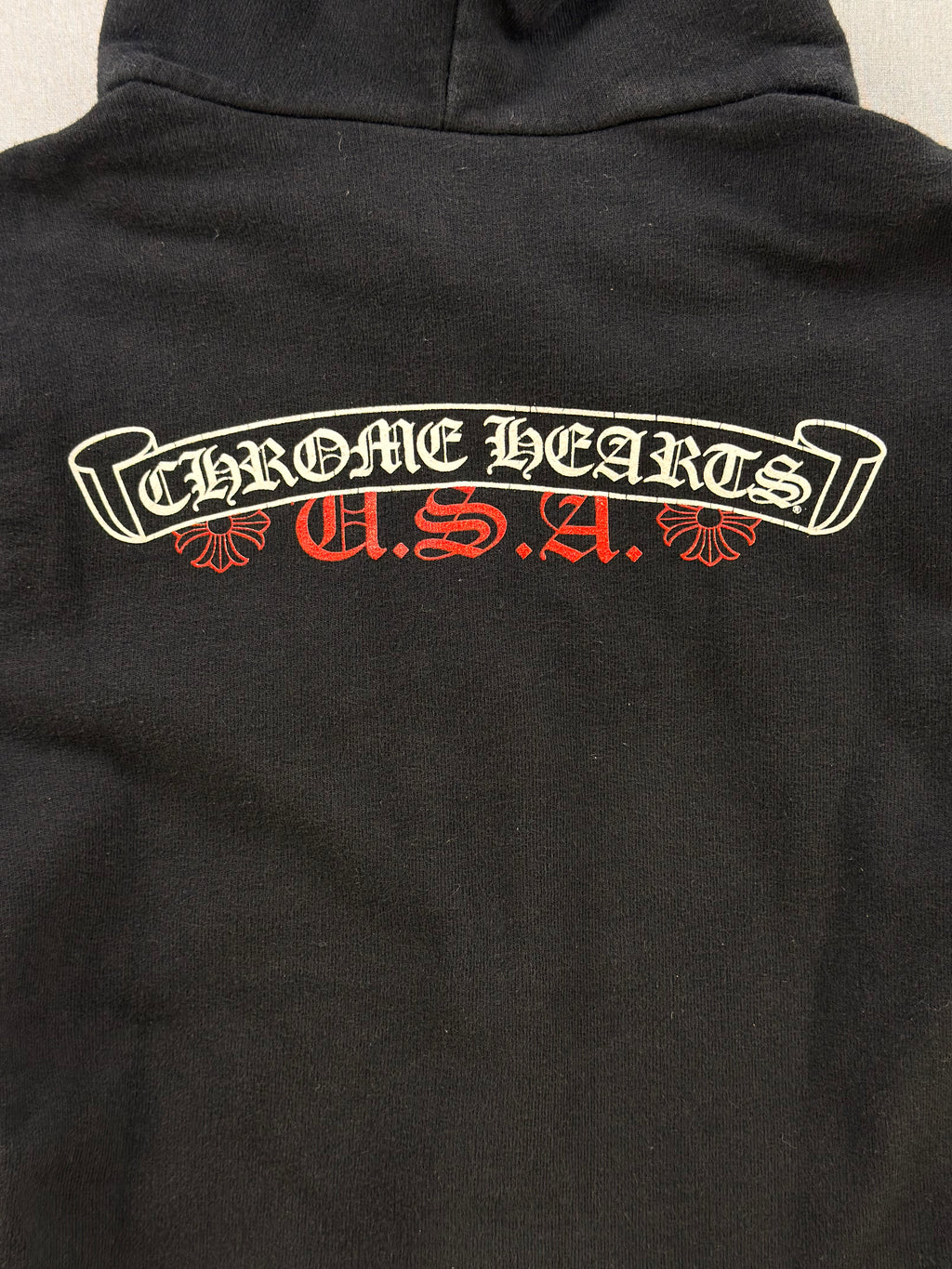 Chrome Hearts Baby Scroll Zip Up Hoodie