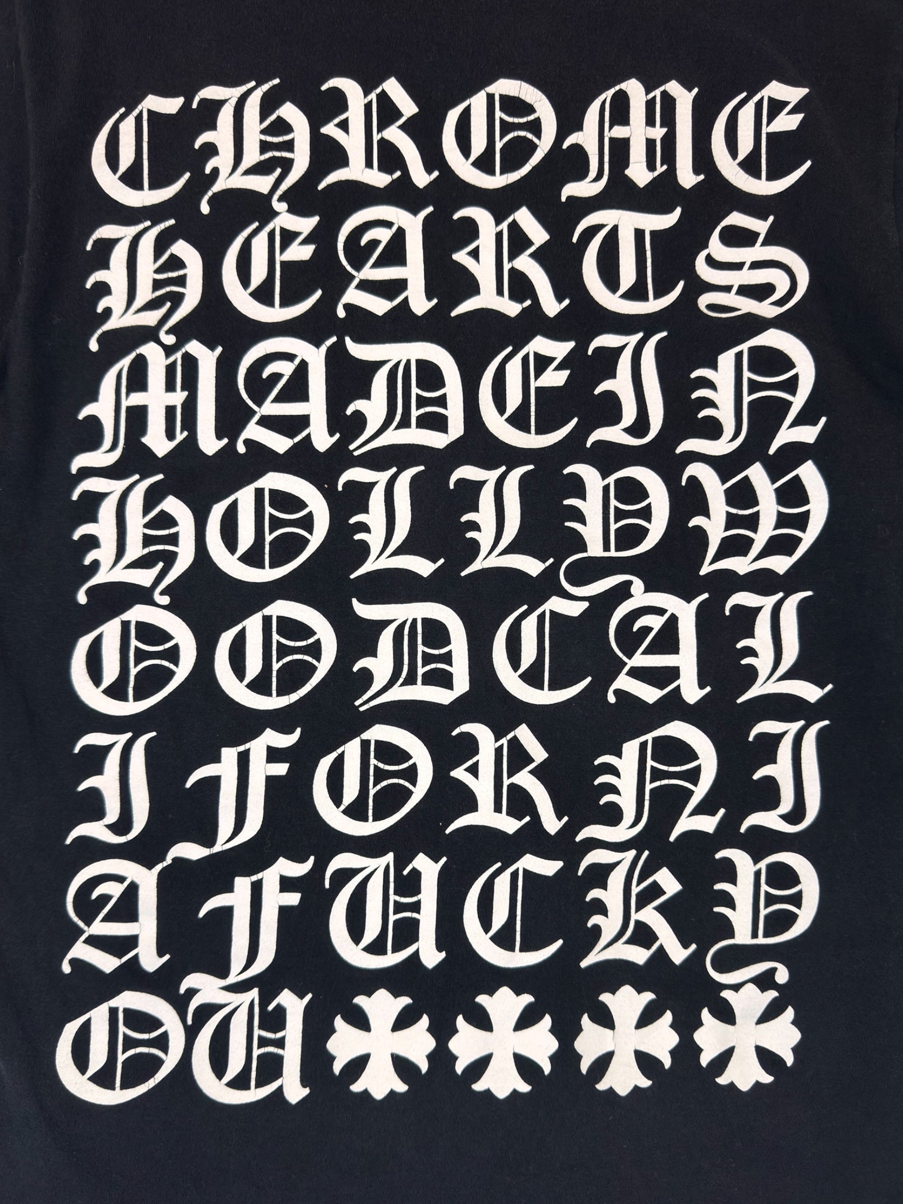 Chrome Hearts Y2K Eyechart Tee (S)