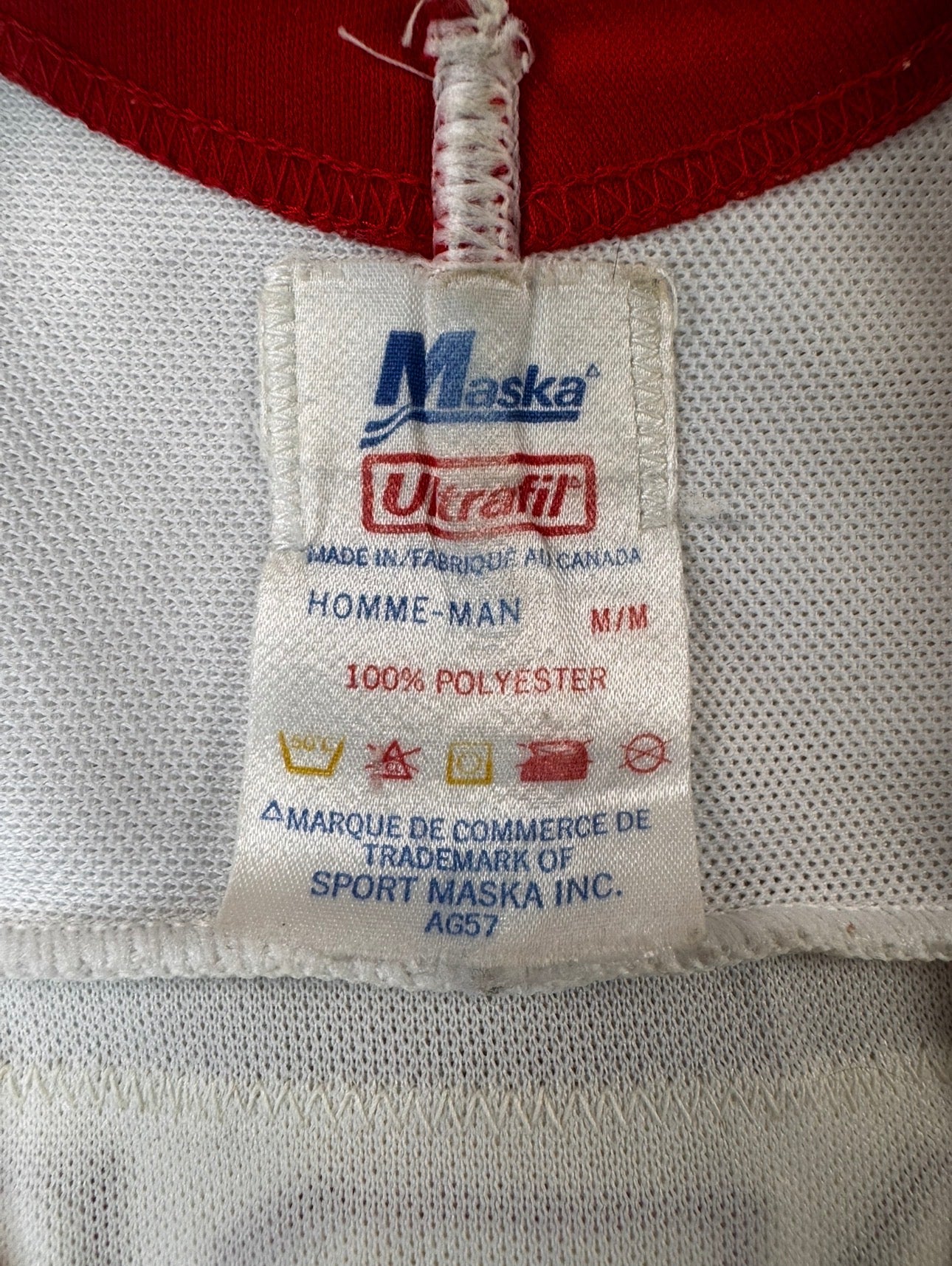 Vintage 80s Red Wings Jersey (M)