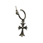 Chrome Hearts Tiny Cross Hoop Earring