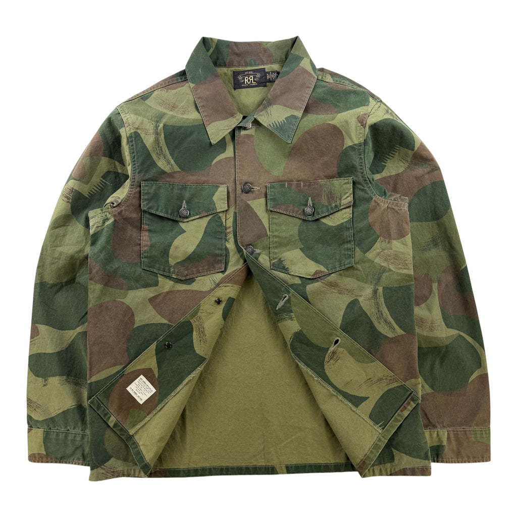 RRL Camo Poplin Overshirt